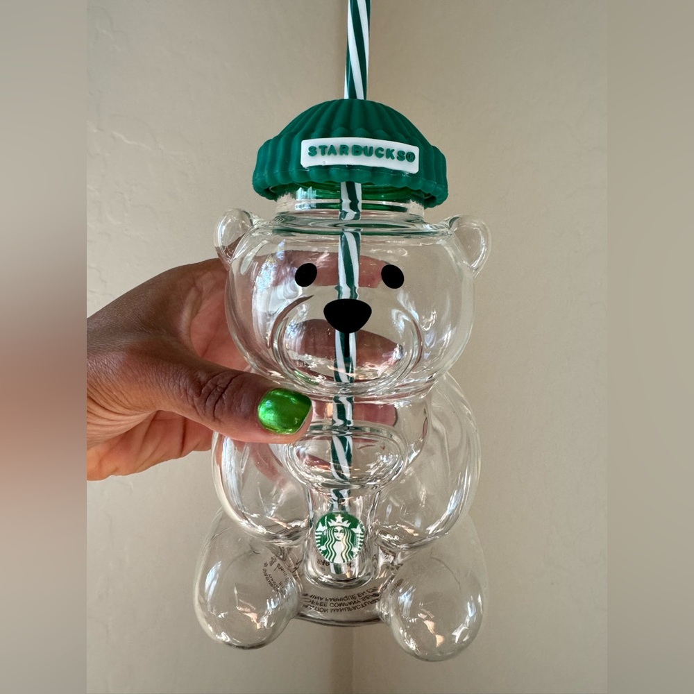 2025 Bearista Bear Glass Jar Starbucks Cup ! VIRAL